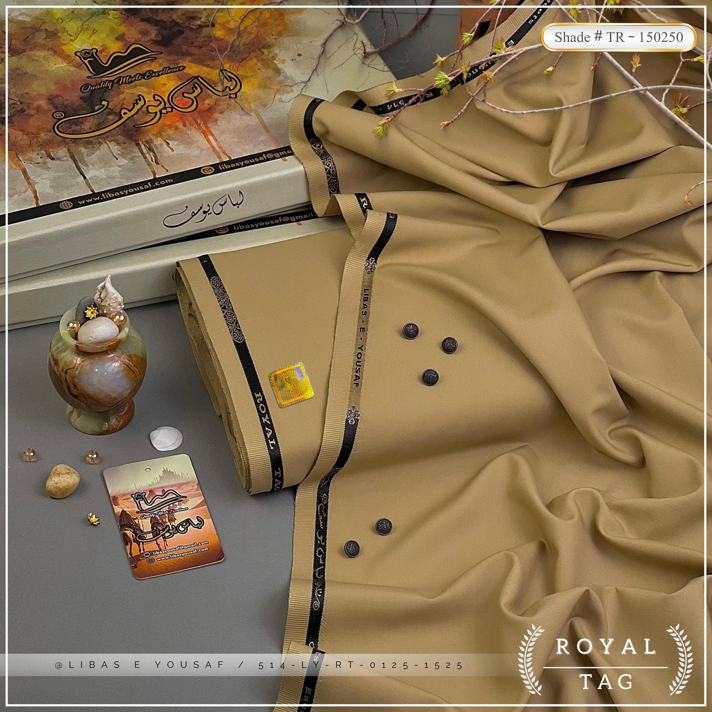 ROYAL - TAG Summer Season Wash'n Wear Fabric