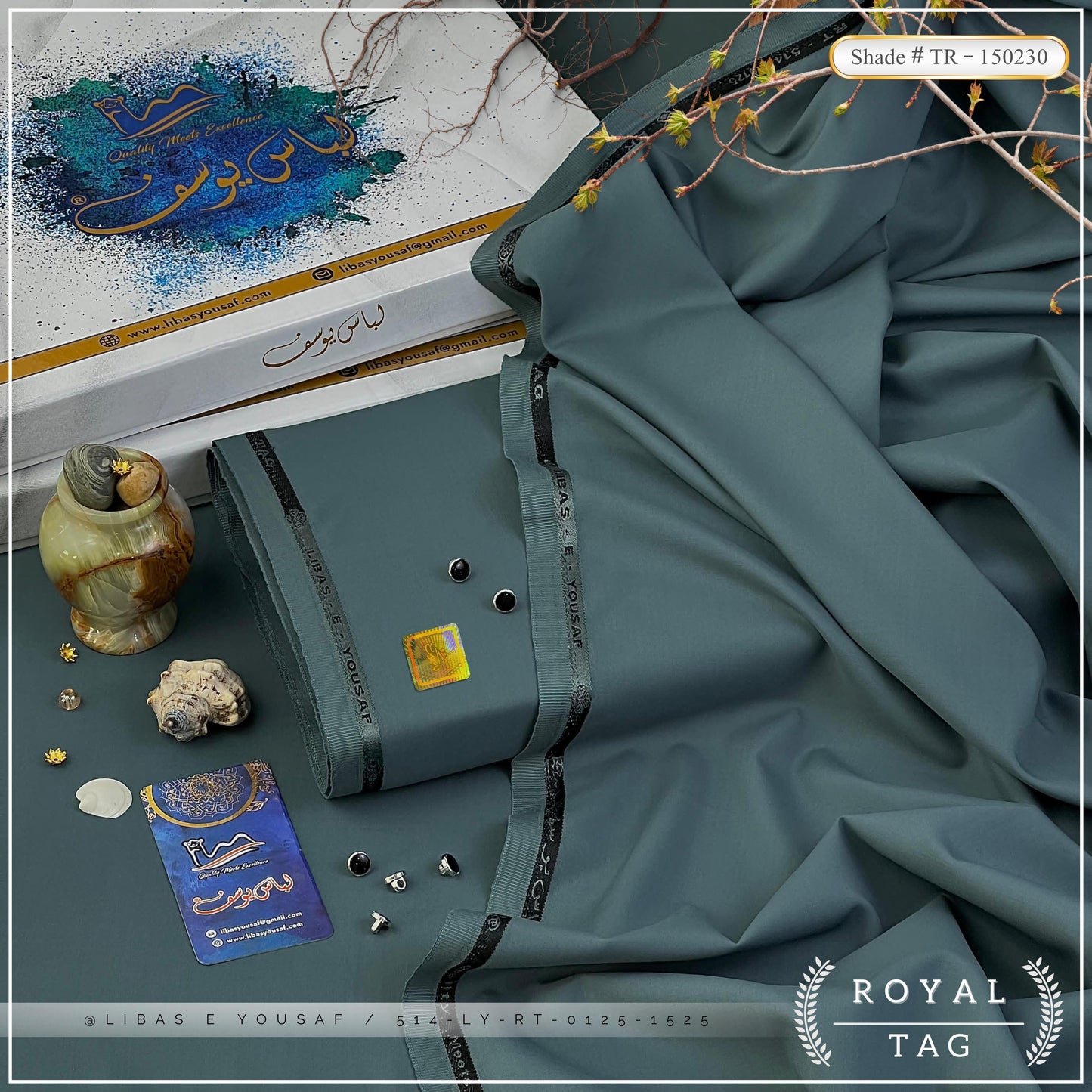 ROYAL - TAG Summer Season Wash'n Wear Fabric